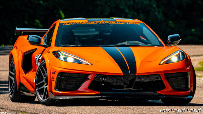 El Monstruoso 7.0 L V8 de Lingenfelter Le Da al C8 Corvette 704 HP Sin Turbos | Carscoops